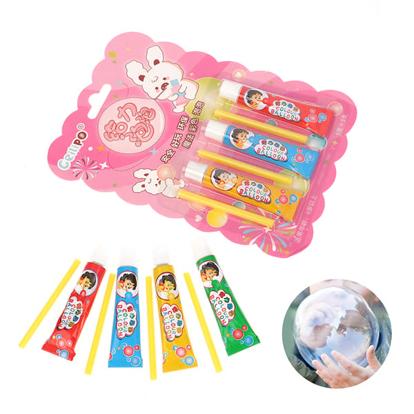 1/3 STK Magic Bubble Lim Legetøj, der blæser farverig boblebold til K 15G