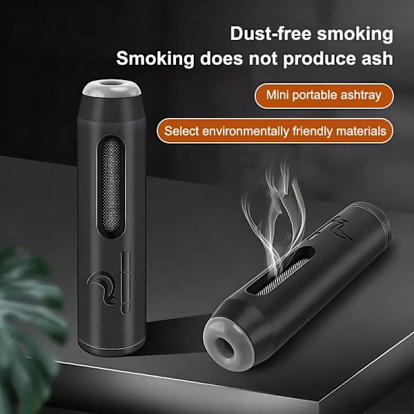 Bærbart bilaskebeger Black 2pcs