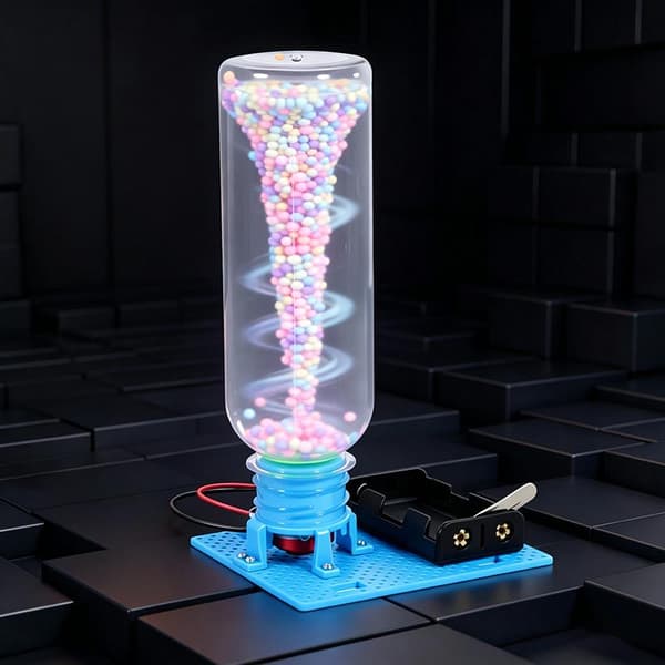 1 sett Twister Maker Kit Vind Vann Simulator Leketøy Enkel Montering