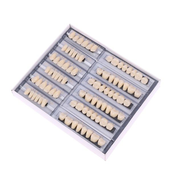 168 stycken/6 set/box Dental Synthetic Polymer Full Set Resin