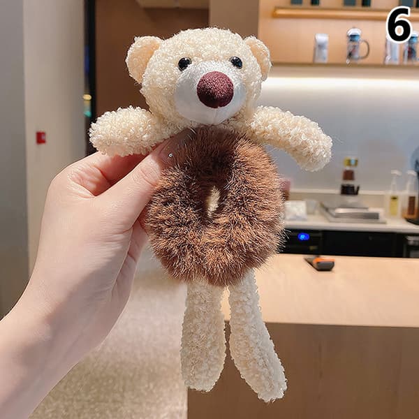 Bjørnehår Bjørnekram Hårreb Gummibånd Kvindelig bindehovedreb P 6