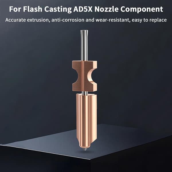 Flashforge AD5X -suuttimen päivitys irrotettava 0.25 0.4 0.6 0.8m A2