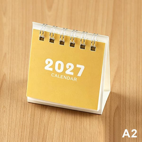 2027 Skrivebordskalender Mini Bærbare Reisekalendere Perfekt For H A7