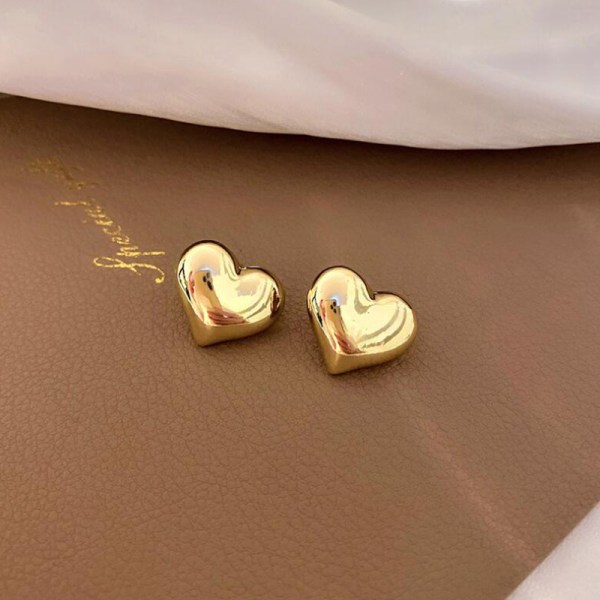 New Fashion Simple Heart -korvakorut naisille Korvakoru Delicate Pa Gold