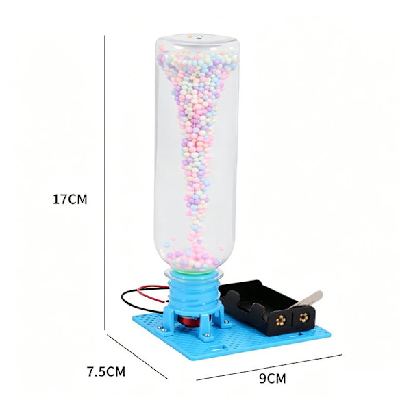 1 set Twister Maker Kit Vindvattensimulatorleksak Enkel montering