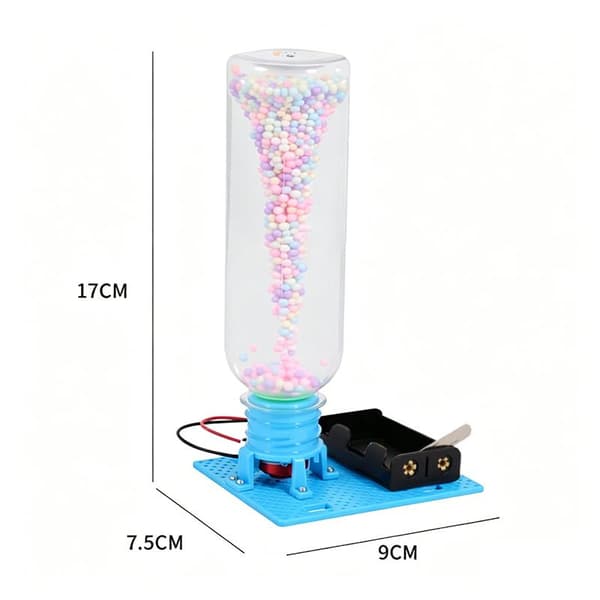 1 sett Twister Maker Kit Vind Vann Simulator Leketøy Enkel Montering