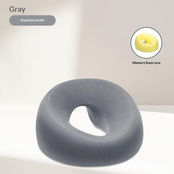 Ansiktsnedåtvänd minnesskumkudde ger massagestöd för T Gray