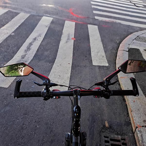 Cykelbackspegel Reflektor Roterbar Styrspegel Klar A2