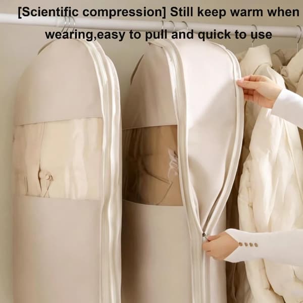 Beige Kompressionshängpåse Light pink M