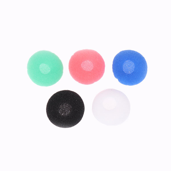20 kpl korvatyynyt kuulokkeille Foam 18mm Sponge Bluetooth Blue