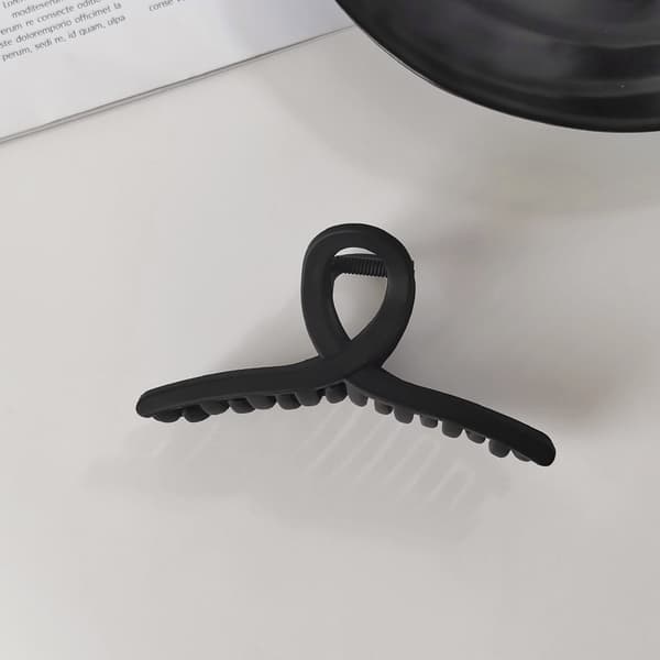 n Stil sorte store hårkløer piger Elegant mode hårnåle B A9