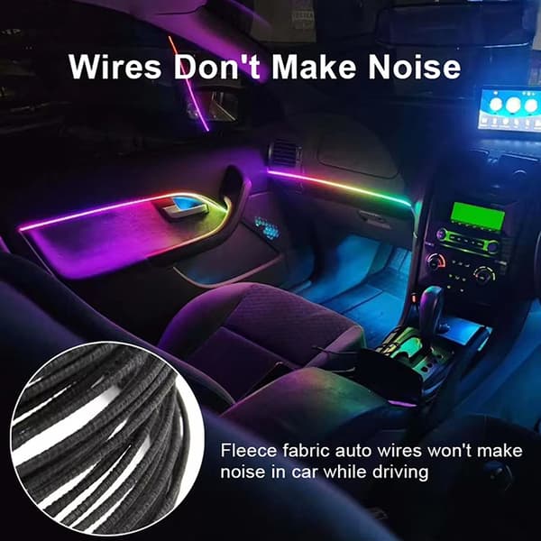 Universal Akryl LED Ambientljusremsa RGB Atmosfär Inter A5
