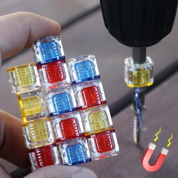 1/3/5/10 stk. Bit magnetisk ring Mini magnetiserings-/demagnetiseringshylse 5Pcs