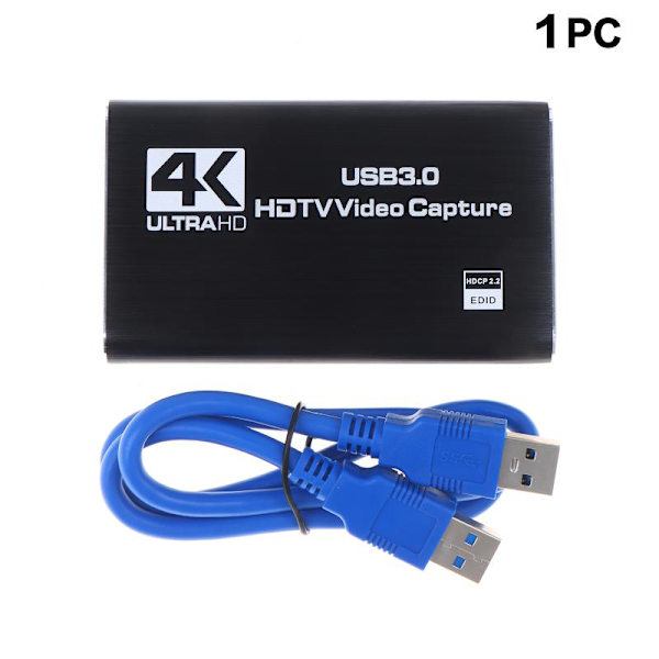 1PC Video Capture Card USB3.0 Capture Device 4K HD Live Broadca