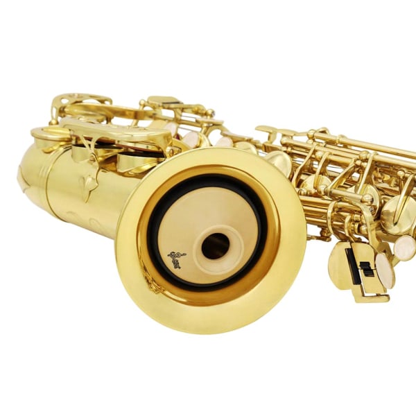 Altsaxofon Mute ABS Sax Mute Ljuddämpare wood color