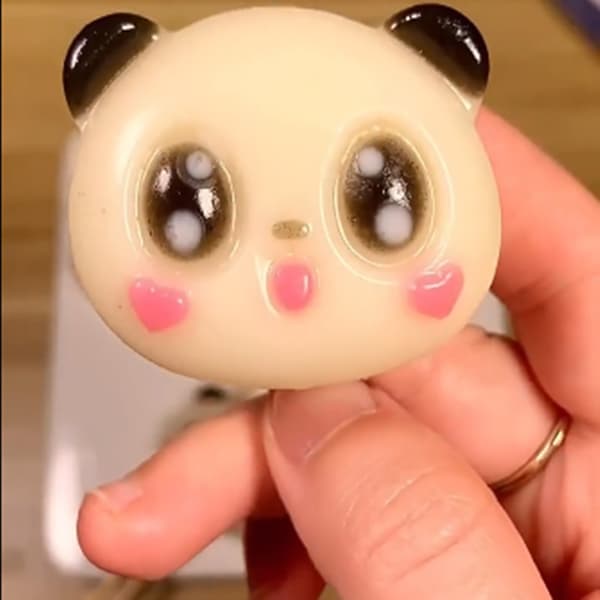 Panda Silikon Sjokoladeform Kake Isbrett Jelly Candy Cookie