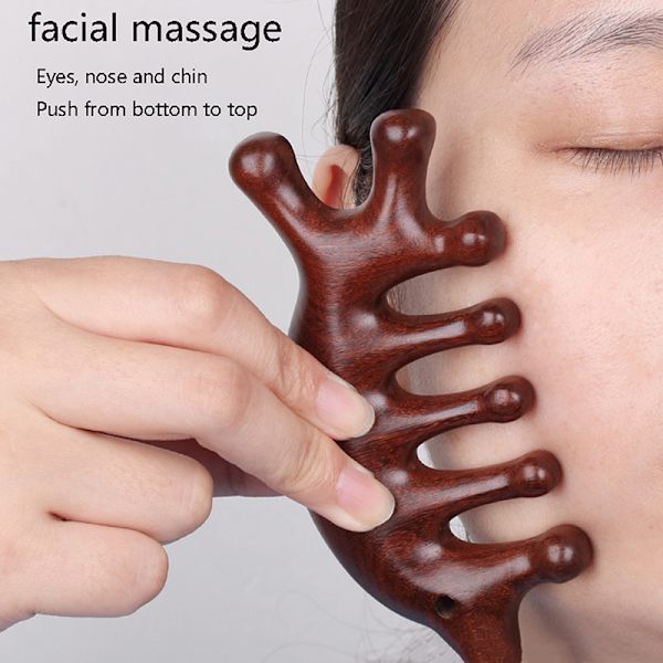 Body Meridian Massasje Kam Bred Tann Kam Antistatisk Glatt H A2