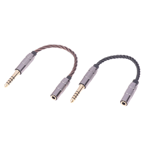 4,4 mm afbalanceret han til 3,5 mm stereo hun-adapterkabel 4,4 mm B