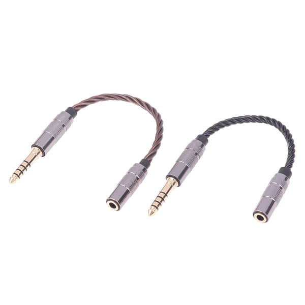 4,4 mm balansert hann-til 3,5 mm stereo-hun-adapterkabel 4,4 mm B