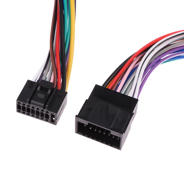 16-benet bilstereoradio ISO ledningsnetsæt Power Speak ACC E
