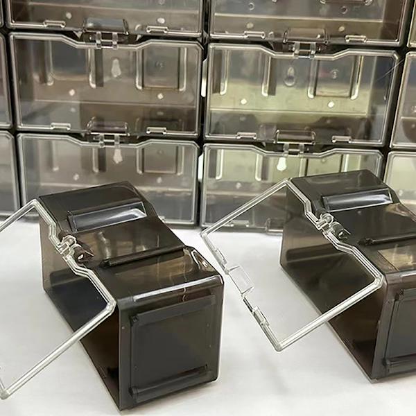 1/64 Diecast Model Bil Opbevaringsboks Med Fasteners Tilsluttes A1