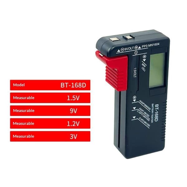 BT-168 PRO Digital Batteritester, ternet belastningsanalysator kontrol BT168PRO