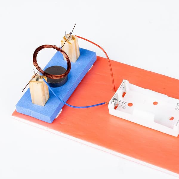 1 sæt DIY Elektromagnetisme Elektrisk Motormodel Metalspole Ma
