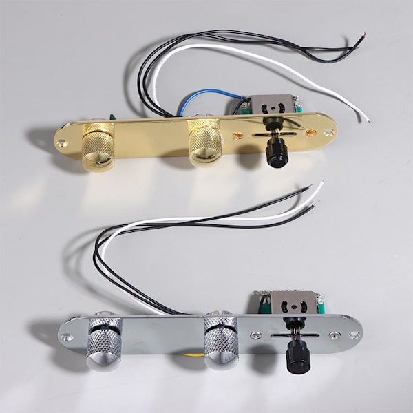 1PC Way Wired Loaded Prewired Harness 3-vejs switch-knapper lineær Silver