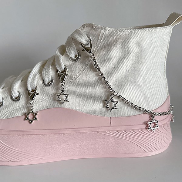 Charm Tassel Heart Riipus saappaiden kenkäketjukorut trendikkäälle S H
