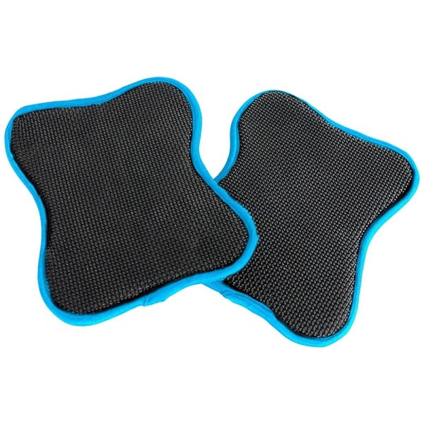 1 Par Gummi Grip Pads Til Vægtløftning Gym Workout Handsker El blue