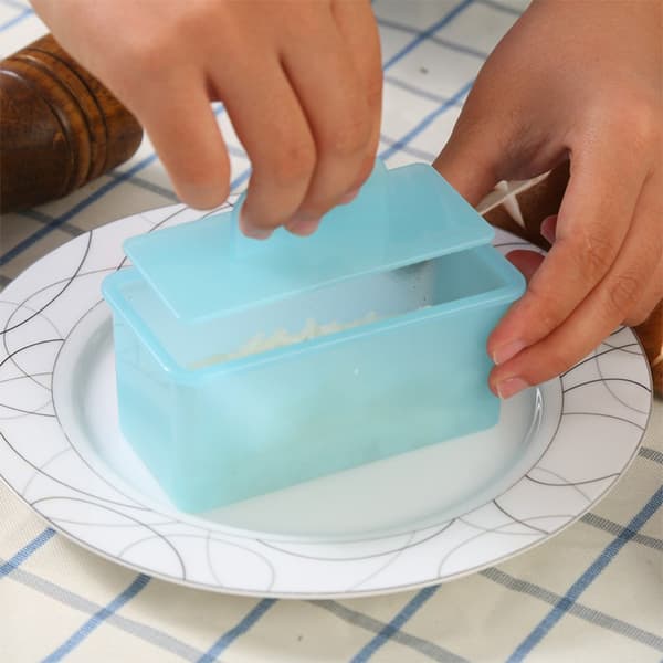 No Stick Musubi Maker Press med liten rispaddel White