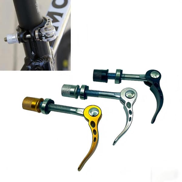 Cykelstolpeklämma Snabbkoppling Höghållfast Aluminium A E