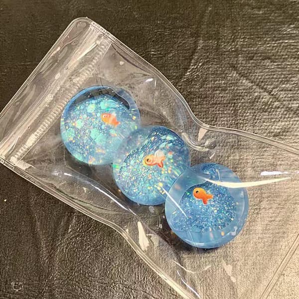 1/5 stk. Ocean Planet Legetøj e Lille Guldfisk Klemme Dekompression A 1pcs