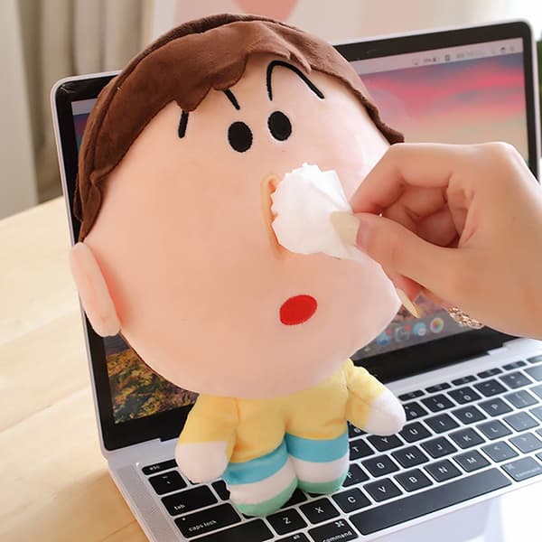 Tissue Boxes Crayon Plyschleksaker Present Boochan Tissue Box Mjuk bil