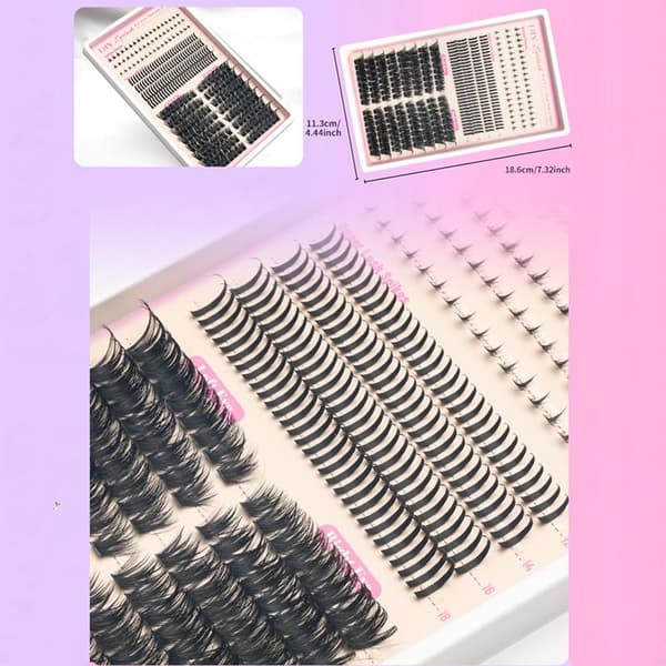 Vipper med DIY Spiky Under-vipper og Wispy Vipper 80D