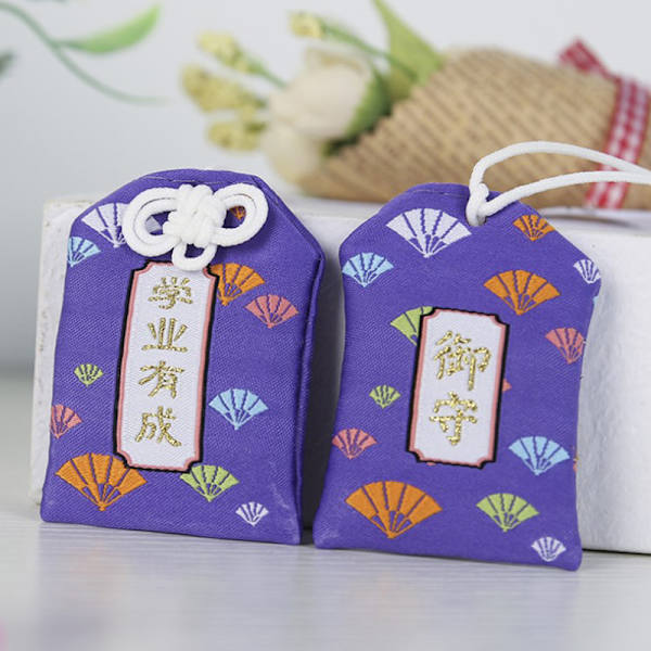 1 stk Broderet velsignelse taske nøglering Omamori Pray Love Health Saf A8