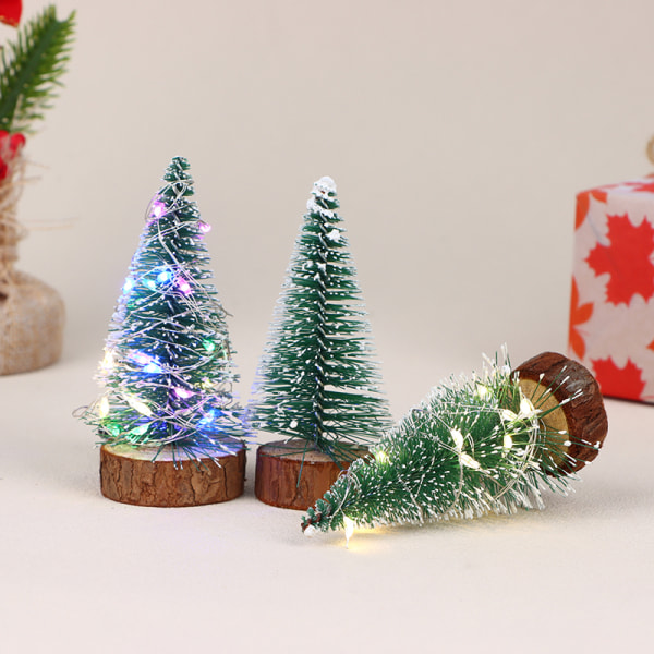 Nukkekodin miniatyyri joulukuusi Cedar mallin koristeet Garlan A3