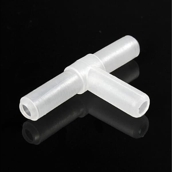 10 STK Plastic Tee's / "T" 3-veis akvarium luftpumpe slanger
