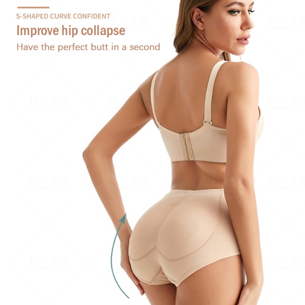 Kvinnor Sexig silikoninsats Hip Up Butt Lifter Buttocks Removable 200G