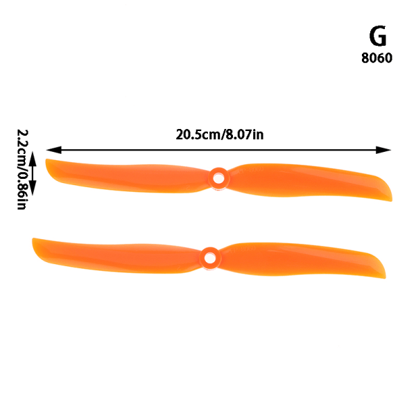 2PC fly GWS propell EP5030 7035 8040 8060 9050 1060 Scre G