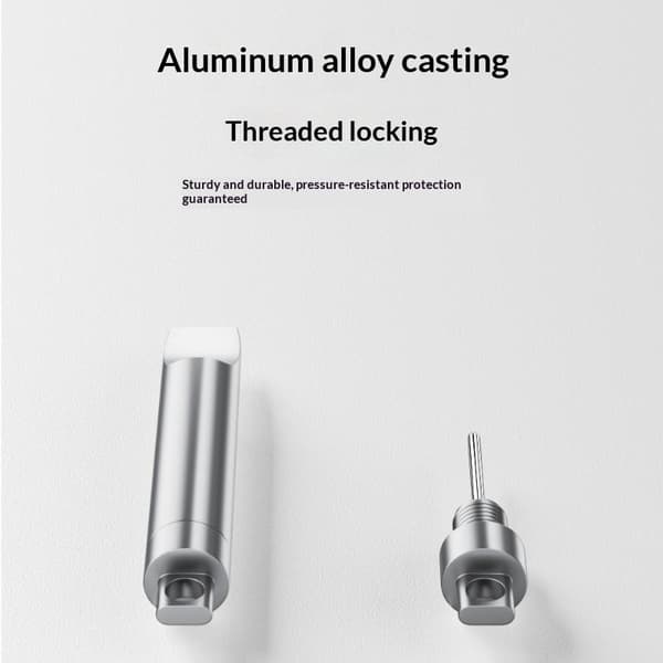 Aluminiumlegering 2-i-1 Nyckelring Gadget Box ter SIM-utmatningsstift För