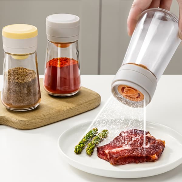 0,5 g salt dispenser uden trykknap krydderiglas Gray
