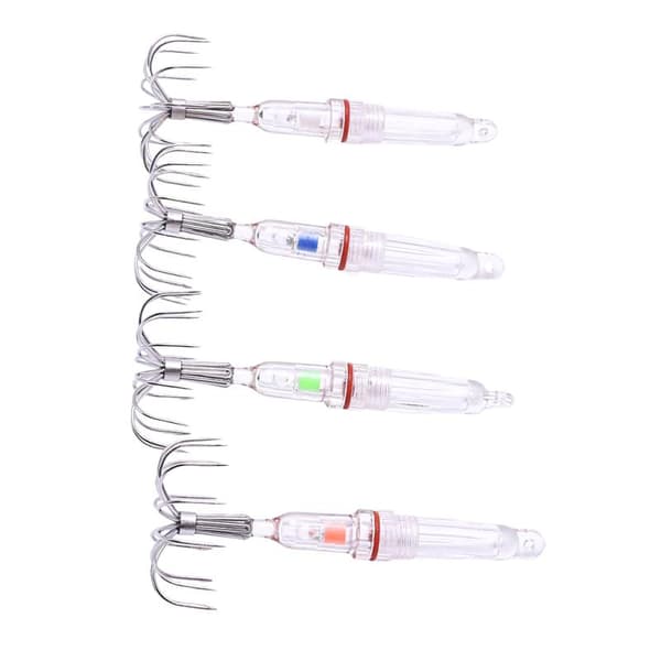 1 stk LED lysende elektronisk blekksprut vannlampe vanntett 8-kroker Multicolor