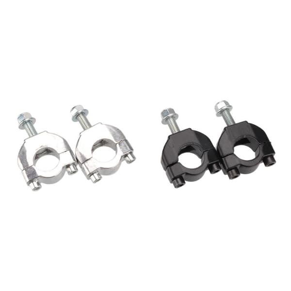 22MM Motorcykel Styrfäste Citycoco Tillbehör Silver
