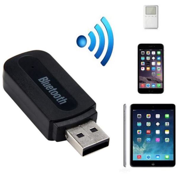 3,5 mm:n USB liitäntä Bluetooth-yhteensopiva AUX-langaton auto tai musiikki