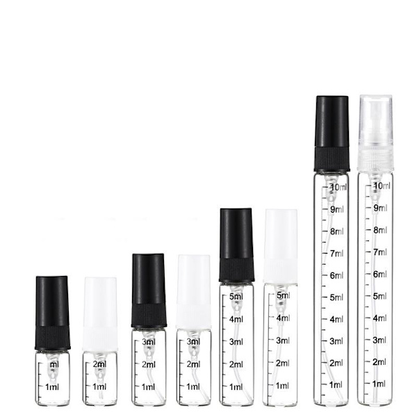 1 st Mini Reseparfym Atomizerflaska Bärbar Spraypump R Clear 2ml