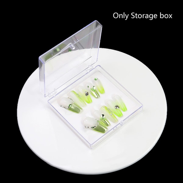 Nail Art Organizer Nail Packing Box Display Stand Gavesmykker White