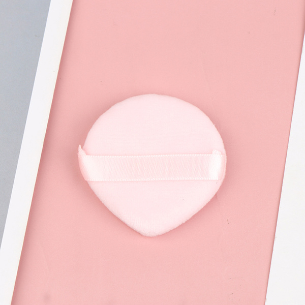 Bærbar Blød Makeup Svamp Ansigts Kosmetisk Foundation Løs Pu Pink