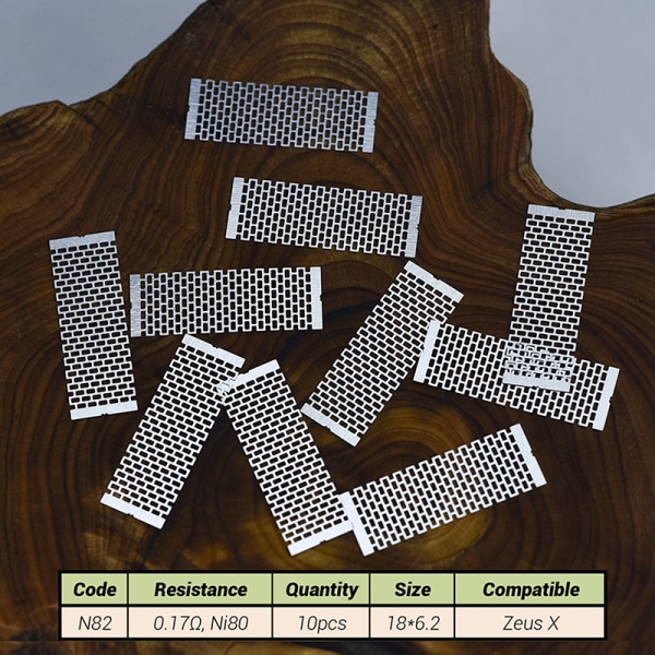 5/10st 6 modeller Mesh Style Värmeslinga För Ersättning Prebui N85-0.15Ω