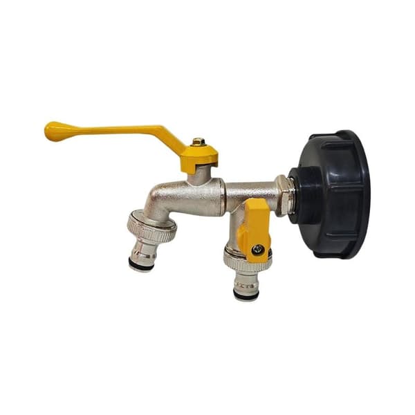 1 set kranadapter 1/2'' 3/4'' IBC vattentankanslutning med